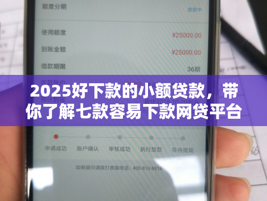 2025好下款的小额贷款，带你了解七款容易下款网贷平台口子