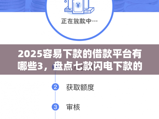 2025容易下款的借款平台有哪些3，盘点七款闪电下款的网贷口子