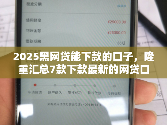 2025黑网贷能下款的口子，隆重汇总7款下款最新的网贷口子