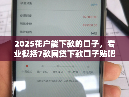 2025花户能下款的口子，专业概括7款网贷下款口子贴吧