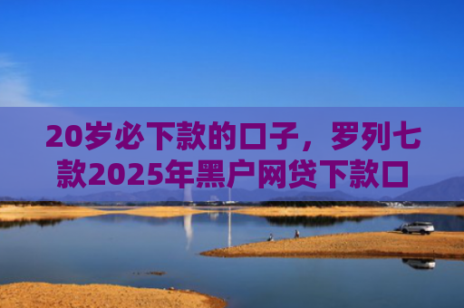 20岁必下款的口子，罗列七款2025年黑户网贷下款口子