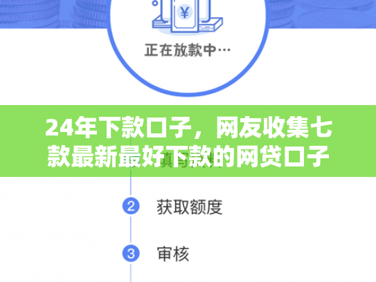24年下款口子，网友收集七款最新最好下款的网贷口子