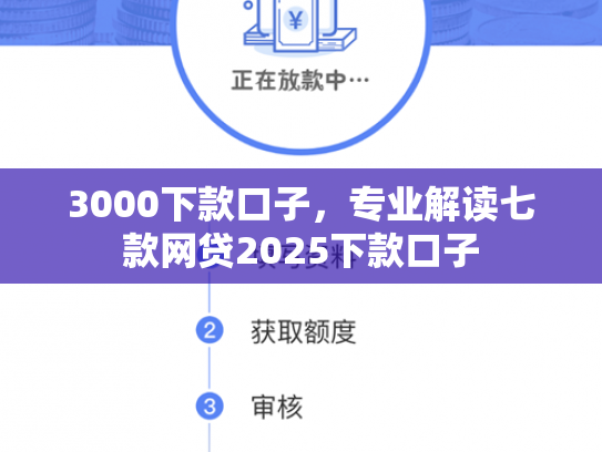 3000下款口子，专业解读七款网贷2025下款口子