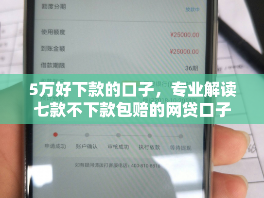5万好下款的口子，专业解读七款不下款包赔的网贷口子