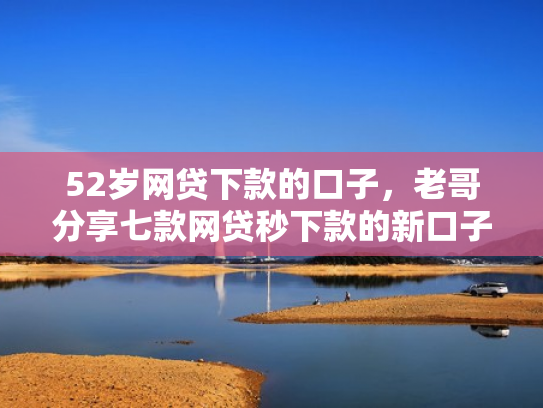 52岁网贷下款的口子，老哥分享七款网贷秒下款的新口子