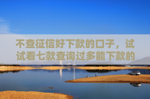 不查征信好下款的口子，试试看七款查询过多能下款的网贷口子
