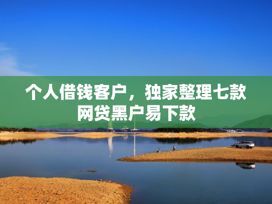 个人借钱客户，独家整理七款网贷黑户易下款