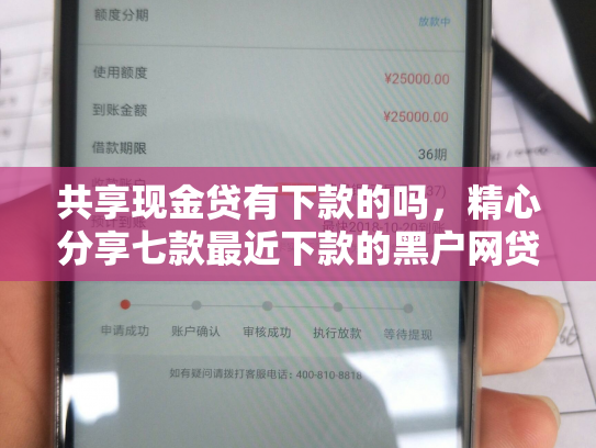 共享现金贷有下款的吗，精心分享七款最近下款的黑户网贷