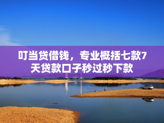 叮当贷借钱，专业概括七款7天贷款口子秒过秒下款