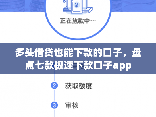 多头借贷也能下款的口子，盘点七款极速下款口子app