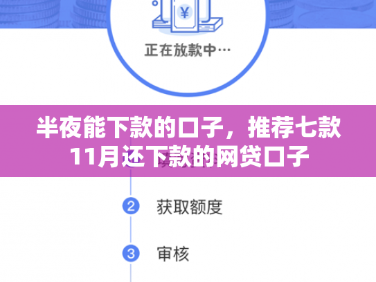 半夜能下款的口子，推荐七款11月还下款的网贷口子