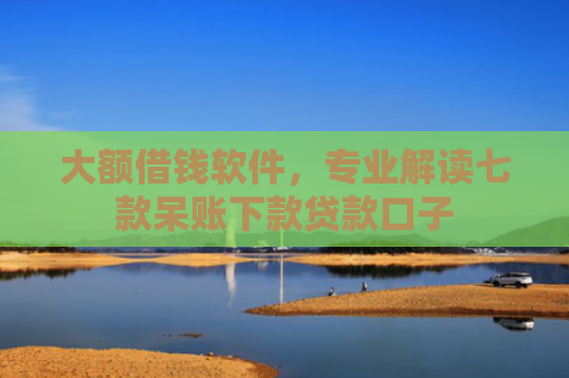 大额借钱软件，专业解读七款呆账下款贷款口子
