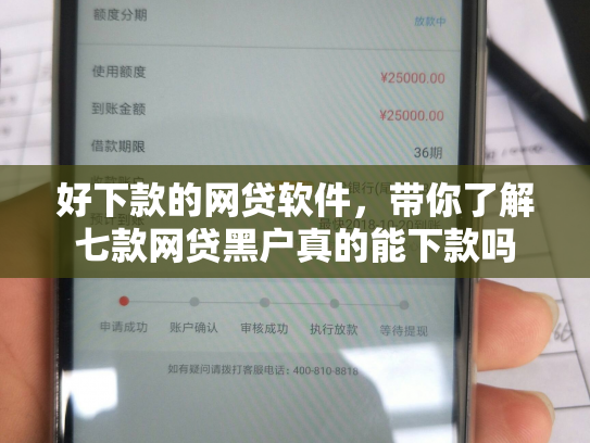 好下款的网贷软件，带你了解七款网贷黑户真的能下款吗
