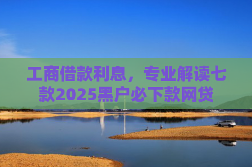 工商借款利息，专业解读七款2025黑户必下款网贷