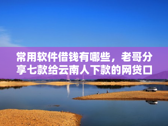 常用软件借钱有哪些，老哥分享七款给云南人下款的网贷口子