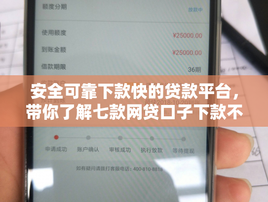 安全可靠下款快的贷款平台，带你了解七款网贷口子下款不还会怎样