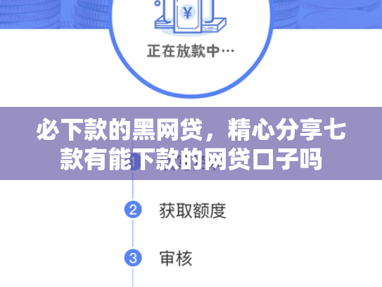 必下款的黑网贷，精心分享七款有能下款的网贷口子吗