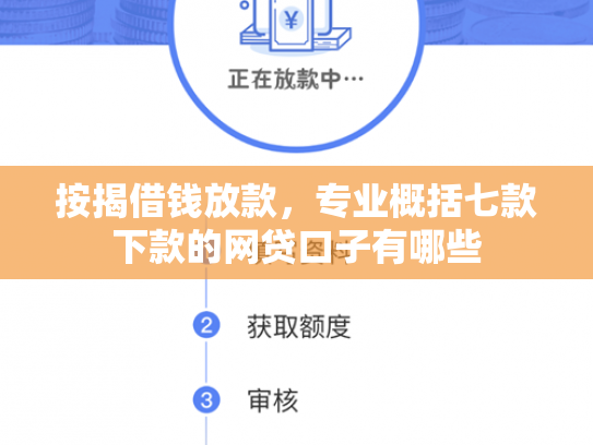 按揭借钱放款，专业概括七款下款的网贷口子有哪些