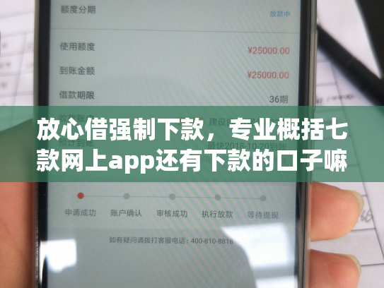放心借强制下款，专业概括七款网上app还有下款的口子嘛