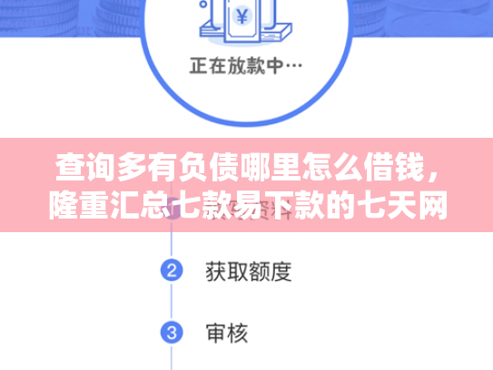 查询多有负债哪里怎么借钱，隆重汇总七款易下款的七天网贷口子