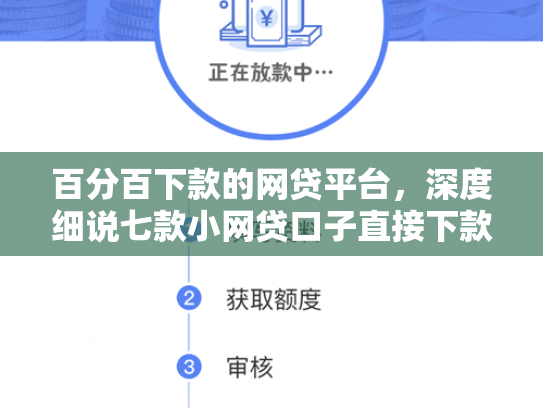 百分百下款的网贷平台，深度细说七款小网贷口子直接下款吗