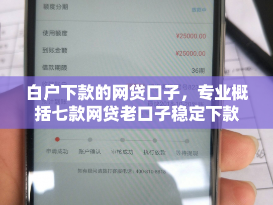 白户下款的网贷口子，专业概括七款网贷老口子稳定下款