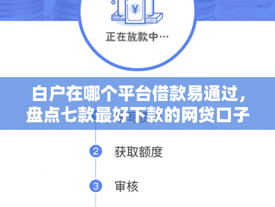 白户在哪个平台借款易通过，盘点七款最好下款的网贷口子黑户