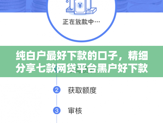 纯白户最好下款的口子，精细分享七款网贷平台黑户好下款的口子