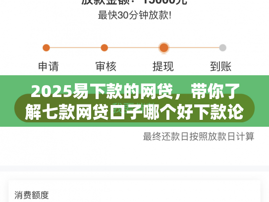 2025易下款的网贷，带你了解七款网贷口子哪个好下款论坛
