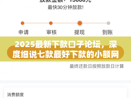 2025最新下款口子论坛，深度细说七款最好下款的小额网贷口子