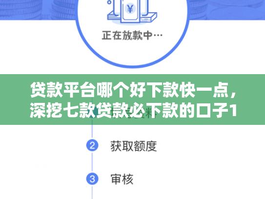 贷款平台哪个好下款快一点，深挖七款贷款必下款的口子18