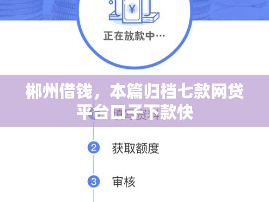 郴州借钱，本篇归档七款网贷平台口子下款快