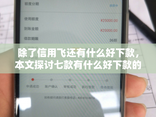 除了信用飞还有什么好下款，本文探讨七款有什么好下款的平台口子