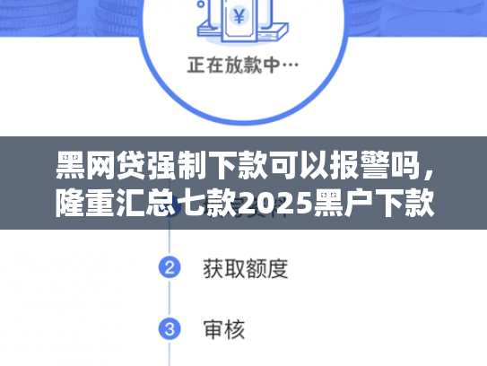 黑网贷强制下款可以报警吗，隆重汇总七款2025黑户下款的网贷