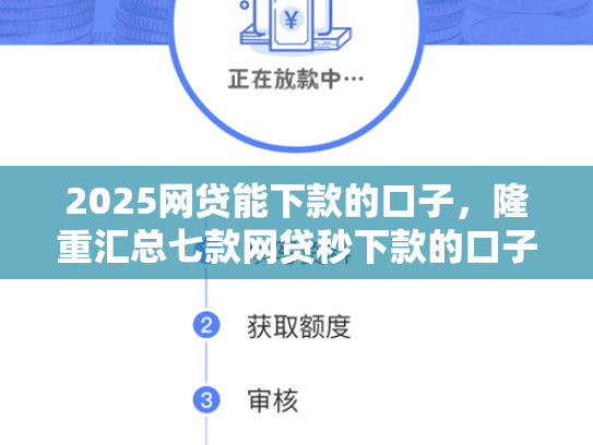 2025网贷能下款的口子，隆重汇总七款网贷秒下款的口子汇总