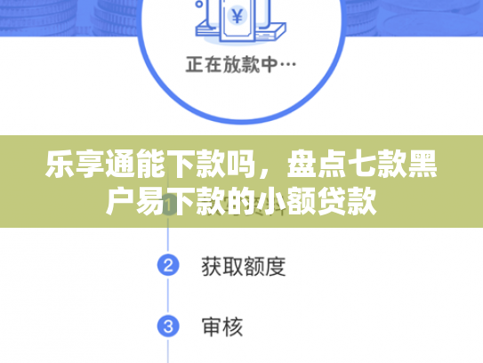 乐享通能下款吗，盘点七款黑户易下款的小额贷款