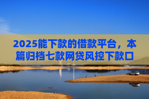 2025能下款的借款平台，本篇归档七款网贷风控下款口子