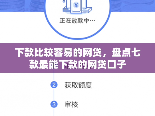 下款比较容易的网贷，盘点七款最能下款的网贷口子