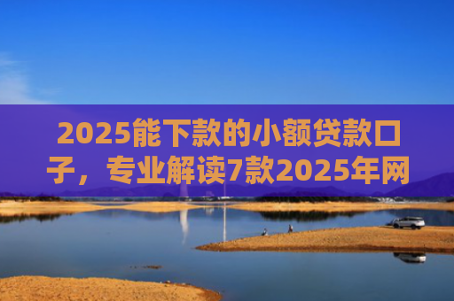 2025能下款的小额贷款口子，专业解读7款2025年网贷下款口子
