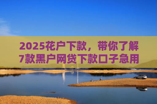 2025花户下款，带你了解7款黑户网贷下款口子急用