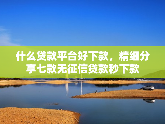 什么贷款平台好下款，精细分享七款无征信贷款秒下款