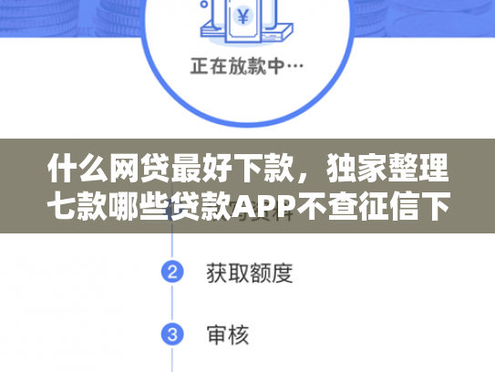 什么网贷最好下款，独家整理七款哪些贷款APP不查征信下款快