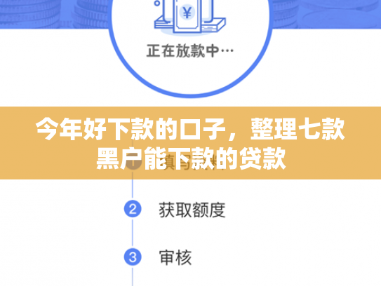 今年好下款的口子，整理七款黑户能下款的贷款