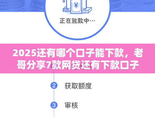 2025还有哪个口子能下款，老哥分享7款网贷还有下款口子吗
