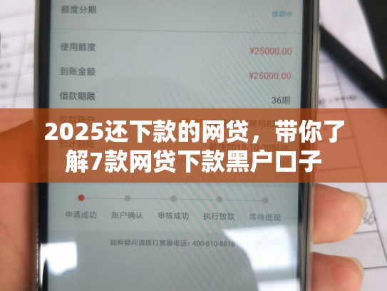 2025还下款的网贷，带你了解7款网贷下款黑户口子