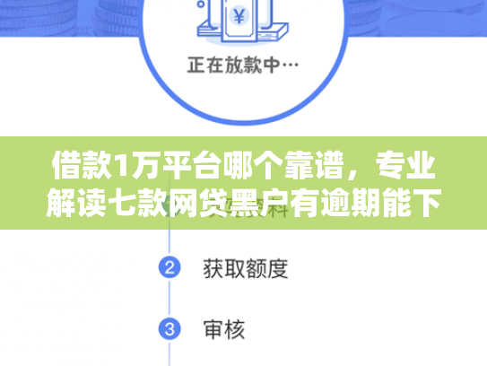 借款1万平台哪个靠谱，专业解读七款网贷黑户有逾期能下款吗