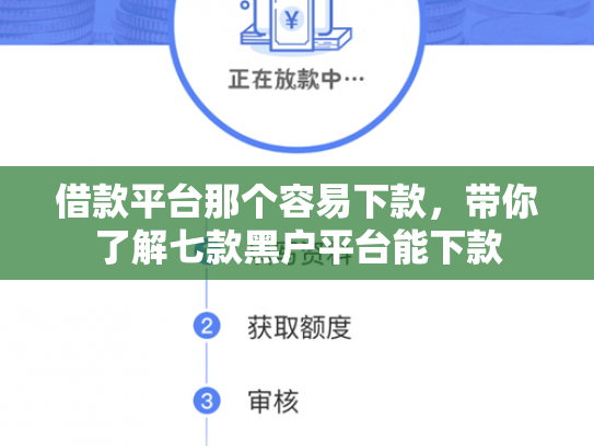 借款平台那个容易下款，带你了解七款黑户平台能下款