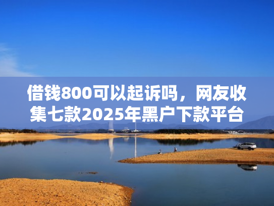 借钱800可以起诉吗，网友收集七款2025年黑户下款平台