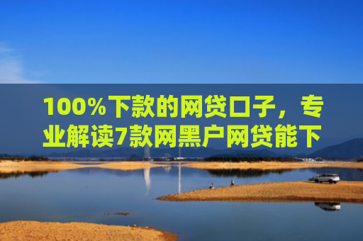 100%下款的网贷口子，专业解读7款网黑户网贷能下款的口子