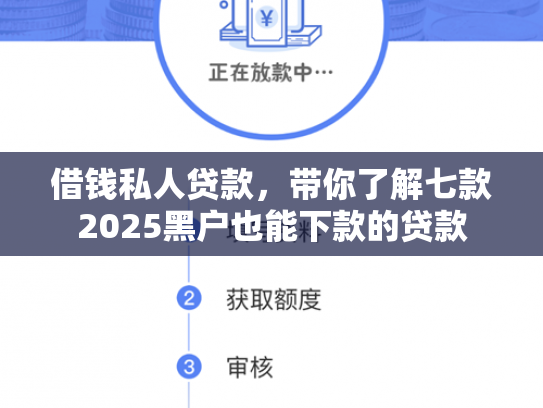 借钱私人贷款，带你了解七款2025黑户也能下款的贷款
